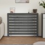 Gray solid pine wood radiator cover 108.5x19x84 cm by vidaXL, Accessories for heating radiators - Ref: Foro24-822598, Price: ...