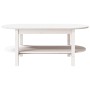 Solid white pine wood coffee table 110x55x45 cm by vidaXL, Coffee table - Ref: Foro24-822288, Price: 130,60 €, Discount: %