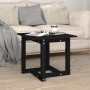 Solid black pine wood coffee table 50x50x45 cm by vidaXL, Coffee table - Ref: Foro24-822176, Price: 51,12 €, Discount: %