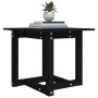 Solid black pine wood coffee table 50x50x45 cm by vidaXL, Coffee table - Ref: Foro24-822176, Price: 51,12 €, Discount: %