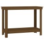 Solid honey brown pine wood workbench 110x50x80 cm by vidaXL, Work tables - Ref: Foro24-822504, Price: 78,53 €, Discount: %