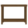 Solid honey brown pine wood workbench 110x50x80 cm by vidaXL, Work tables - Ref: Foro24-822504, Price: 78,53 €, Discount: %