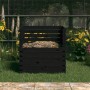 Solid black pine wood composter 80x80x78 cm by vidaXL, Composters - Ref: Foro24-822191, Price: 111,94 €, Discount: %