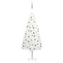 Árbol de Navidad preiluminado con luces y bolas blanco 180 cm de vidaXL, Arboles de navidad - Ref: Foro24-3077720, Precio: 13...