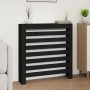 Solid black pine wood radiator cover 79.5x19x84 cm by vidaXL, Accessories for heating radiators - Ref: Foro24-822595, Price: ...