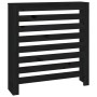 Solid black pine wood radiator cover 79.5x19x84 cm by vidaXL, Accessories for heating radiators - Ref: Foro24-822595, Price: ...