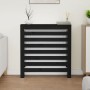 Solid black pine wood radiator cover 79.5x19x84 cm by vidaXL, Accessories for heating radiators - Ref: Foro24-822595, Price: ...