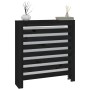 Solid black pine wood radiator cover 79.5x19x84 cm by vidaXL, Accessories for heating radiators - Ref: Foro24-822595, Price: ...