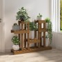 Soporte para plantas madera maciza pino miel 104,5x25x77,5 cm de vidaXL, Soportes para macetas - Ref: Foro24-822100, Precio: ...