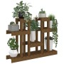 Soporte para plantas madera maciza pino miel 104,5x25x77,5 cm de vidaXL, Soportes para macetas - Ref: Foro24-822100, Precio: ...