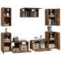 Set de muebles de TV 7 pzas madera contrachapada roble ahumado de vidaXL, Muebles TV - Ref: Foro24-3120254, Precio: 237,99 €,...