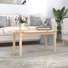 Solid pine wood coffee table 110x55x45 cm by vidaXL, Coffee table - Ref: Foro24-822342, Price: 73,39 €, Discount: %