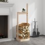 Solid pine wood firewood holder 33.5x30x110 cm by vidaXL, Firewood bags and holders - Ref: Foro24-822616, Price: 35,61 €, Dis...