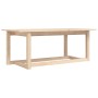 Mesa de centro de madera maciza de pino 110x55x45 cm de vidaXL, Mesas de centro - Ref: Foro24-822167, Precio: 64,99 €, Descue...