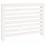 Solid white pine radiator cover 108.5x19x84cm by vidaXL, Accessories for heating radiators - Ref: Foro24-822597, Price: 66,15...