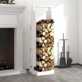 Firewood holder solid white pine wood 33.5x30x110 cm by vidaXL, Firewood bags and holders - Ref: Foro24-822622, Price: 57,99 ...