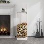 Firewood holder solid white pine wood 33.5x30x110 cm by vidaXL, Firewood bags and holders - Ref: Foro24-822617, Price: 39,91 ...