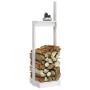 Firewood holder solid white pine wood 33.5x30x110 cm by vidaXL, Firewood bags and holders - Ref: Foro24-822617, Price: 39,91 ...