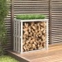 White pine wood outdoor firewood holder 108x52x106 cm by vidaXL, Firewood bags and holders - Ref: Foro24-822627, Price: 89,12...