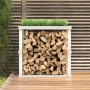 White pine wood outdoor firewood holder 108x52x106 cm by vidaXL, Firewood bags and holders - Ref: Foro24-822627, Price: 89,12...