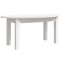 Solid white pine wood coffee table 80x40x35 cm by vidaXL, Coffee table - Ref: Foro24-822348, Price: 53,53 €, Discount: %