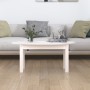 Solid white pine wood coffee table 80x40x35 cm by vidaXL, Coffee table - Ref: Foro24-822348, Price: 53,53 €, Discount: %