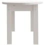 Solid white pine wood coffee table 80x40x35 cm by vidaXL, Coffee table - Ref: Foro24-822348, Price: 53,53 €, Discount: %