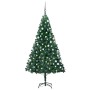 Árbol de Navidad preiluminado con luces y bolas verde 120 cm de vidaXL, Arboles de navidad - Ref: Foro24-3077706, Precio: 42,...