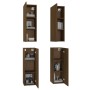 TV furniture set, 4 units, brown oak plywood, 30.5x30x90cm by vidaXL, TV Furniture - Ref: Foro24-3120331, Price: 184,90 €, Di...