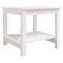 Solid white pine wood coffee table 50x50x45 cm by vidaXL, Coffee table - Ref: Foro24-822278, Price: 72,15 €, Discount: %