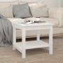 Solid white pine wood coffee table 50x50x45 cm by vidaXL, Coffee table - Ref: Foro24-822278, Price: 72,15 €, Discount: %