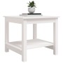 Solid white pine wood coffee table 50x50x45 cm by vidaXL, Coffee table - Ref: Foro24-822278, Price: 72,15 €, Discount: %