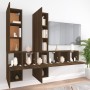 TV furniture set 7 pieces brown oak plywood by vidaXL, TV Furniture - Ref: Foro24-3120298, Price: 239,45 €, Discount: %