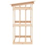 Solid pine wood firewood rack 108x64.5x109 cm by vidaXL, Accessories for bags and firewood holders - Ref: Foro24-822427, Pric...