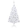 Árbol de Navidad preiluminado con luces y bolas blanco 210 cm de vidaXL, Arboles de navidad - Ref: Foro24-3077714, Precio: 10...