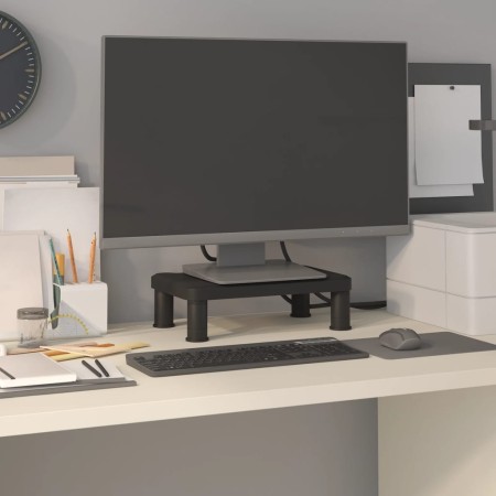 Black monitor stand 38x24x10.5 cm by vidaXL, TV Furniture - Ref: Foro24-51724, Price: 17,57 €, Discount: %