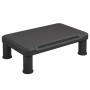 Black monitor stand 38x24x10.5 cm by vidaXL, TV Furniture - Ref: Foro24-51724, Price: 17,57 €, Discount: %