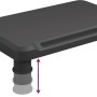 Black monitor stand 38x24x10.5 cm by vidaXL, TV Furniture - Ref: Foro24-51724, Price: 17,57 €, Discount: %