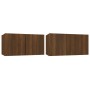 Set de muebles para TV 5 pzas madera contrachapada roble marrón de vidaXL, Muebles TV - Ref: Foro24-3120223, Precio: 145,95 €...