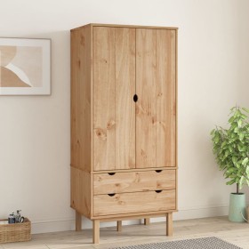 OTTA solid pine wood wardrobe 76.5x53x172 cm by vidaXL, Wardrobes - Ref: Foro24-348588, Price: 326,71 €, Discount: %