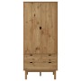 Armario OTTA madera maciza pino 76,5x53x172 cm de vidaXL, Armarios roperos - Ref: Foro24-348588, Precio: 287,64 €, Descuento: %