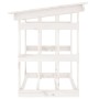 Solid white pine firewood rack 108x64.5x77 cm by vidaXL, Accessories for bags and firewood holders - Ref: Foro24-822433, Pric...