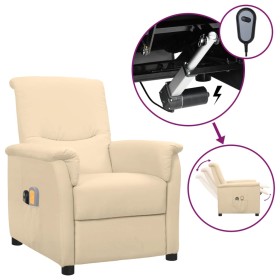 Cream fabric electric massage chair by vidaXL, Electric massage chairs - Ref: Foro24-3098565, Price: 190,99 €, Discount: %