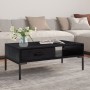 Mesa de centro madera maciza de pino negro 90x50x35 cm de vidaXL, Mesas de centro - Ref: Foro24-349930, Precio: 151,27 €, Des...