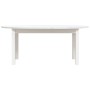 Solid white pine wood coffee table 110x55x45 cm by vidaXL, Coffee table - Ref: Foro24-822343, Price: 71,21 €, Discount: %