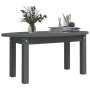 Solid gray pine wood coffee table 80x40x35 cm by vidaXL, Coffee table - Ref: Foro24-822349, Price: 44,81 €, Discount: %