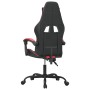 Silla gaming giratoria cuero sintético negro y rojo de vidaXL, Sillones para videojuegos - Ref: Foro24-349520, Precio: 121,39...