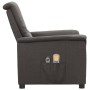 Sillón de masaje eléctrico tela gris oscuro de vidaXL, Sillones de masaje eléctricos - Ref: Foro24-3098557, Precio: 219,83 €,...