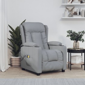 Sillón de masaje eléctrico tela gris claro de vidaXL, Sillones de masaje eléctricos - Ref: Foro24-3098789, Precio: 268,99 €, ...