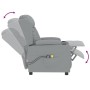 Elektrischer Massagesessel aus hellgrauem Stoff von vidaXL, Elektrische Massagesessel - Ref: Foro24-3098789, Preis: 322,17 €,...